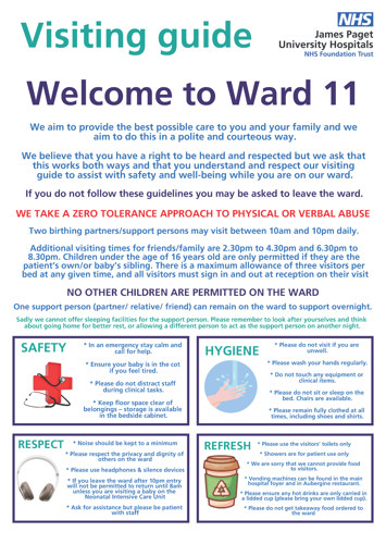 Ward 11 visiting guide image